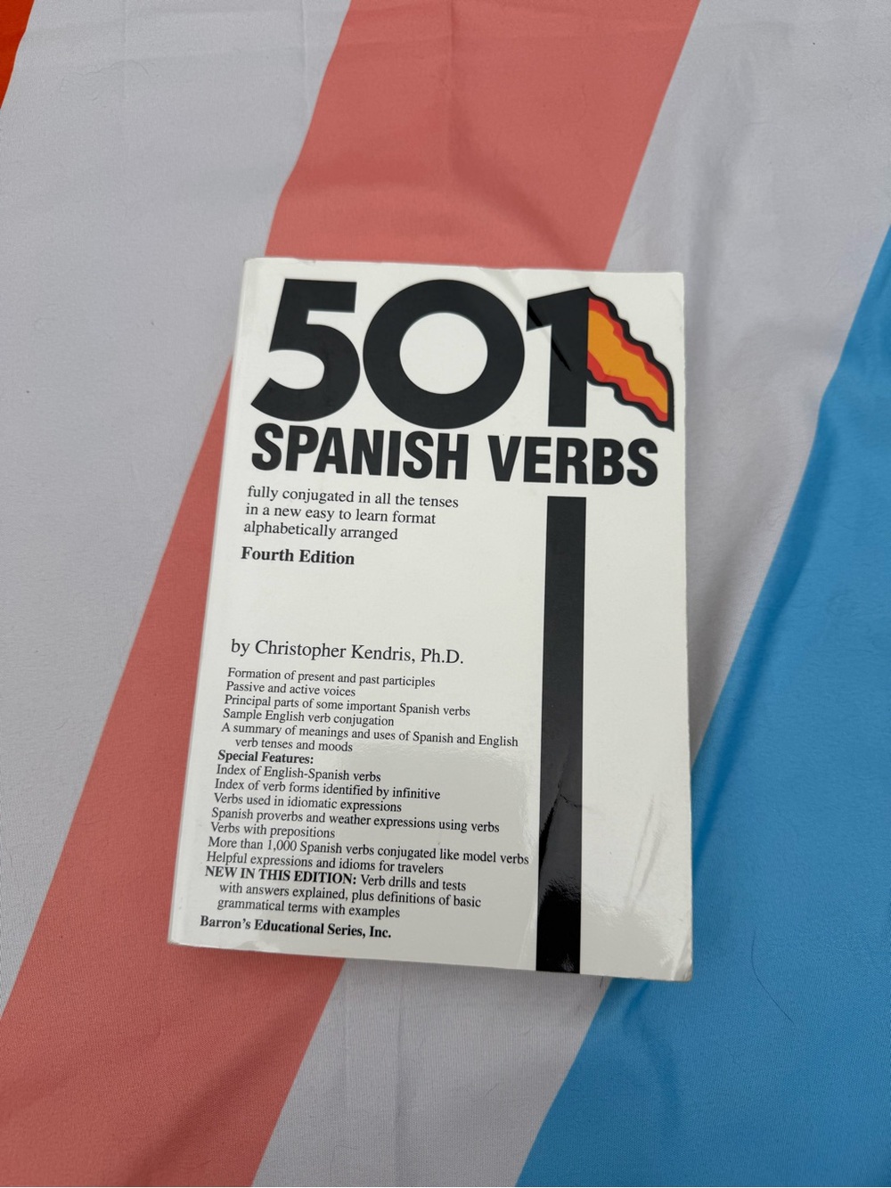 501 Spanish verbs paperback book
